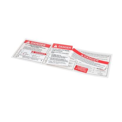 Picture of Label Kit, Fryer  for Winston Products Part# PS2683