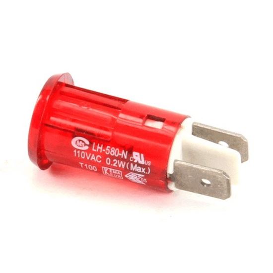 Picture of Indicator Light  Red -240V for Globe Part# U03091240006