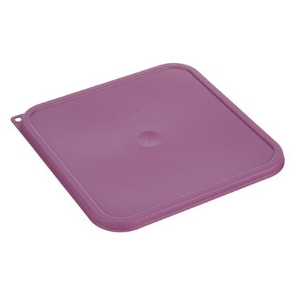 Picture of Purple Camsquare Lid Fits 12, 18, And 22 Qt for Cambro Part# SFC12SCPP-441