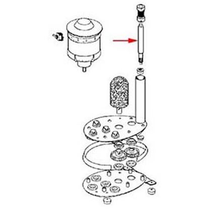 Picture of Driveshaft , Glass Washer For Bar Maid Part# Barshf245