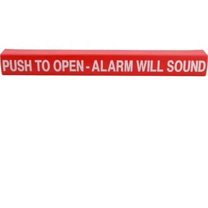 Picture of Wrap,Push Pad , Push To Open,Red For Detex Part# 105417-1