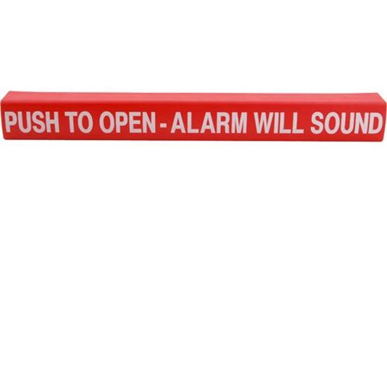 Picture of Wrap,Push Pad , Push To Open,Red For Detex Part# 105417-1