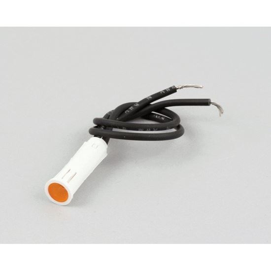 Picture of Amber Pilot Light  For 5/16 Hol for Grindmaster Part# A515016