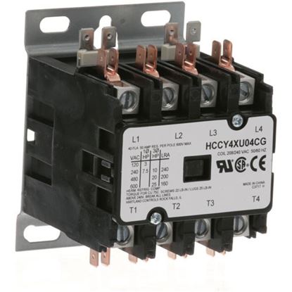 Picture of Contactor 4P 40/50A 208/240V for Hatco Part# HT02.01.018.00