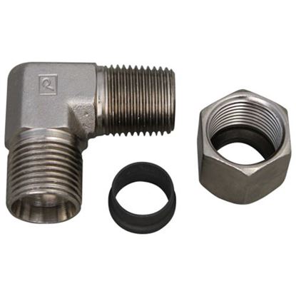 Picture of Connector Assy,Male Elbo W for Henny Penny Part# HEN17424B