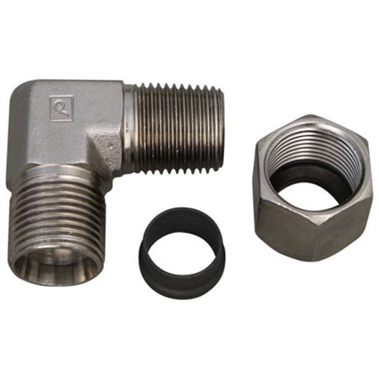Picture of Connector Assy,Male Elbo W for Henny Penny Part# HEN17424B