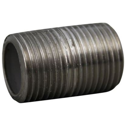 Picture of Close Nipple - 3/8" Mpt ,S/S for Henny Penny Part# FP02-024
