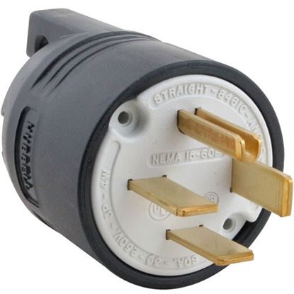 Picture of Plug,Straight , 4 Prong,250V,60A for Hubbell Part# -8461C