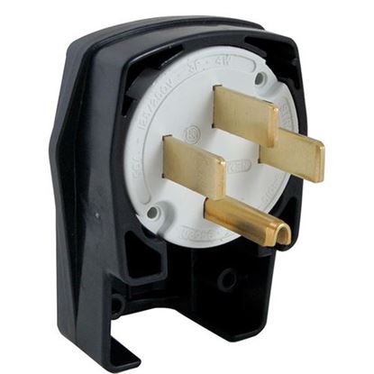 Picture of Plug,Angle , Strght Bld,250V,50A for Hubbell Part# -9452C