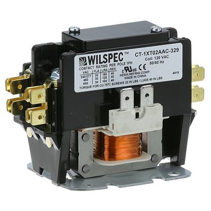 Picture of Contactor, 120V, 30A 2 Pole for Ice-O-Matic Part# ICE9101002-07