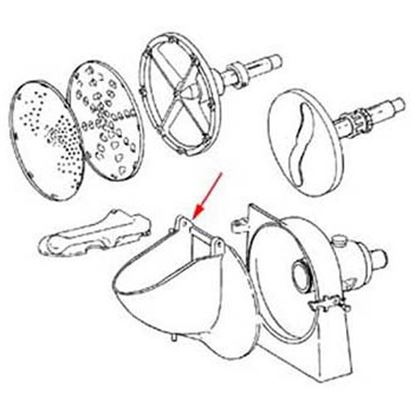 Picture of Door Shredder Attach  for Intedge Part# VS99D