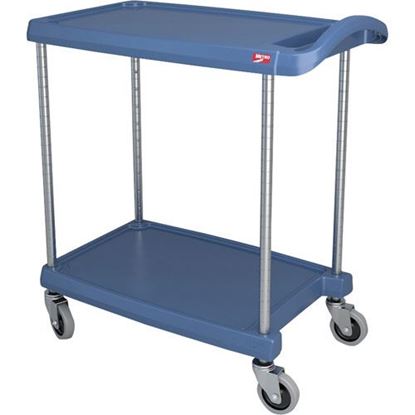 Picture of Cart,Utility , 2 Shelf,Blue for Intermetro Part# BC1627-24MB