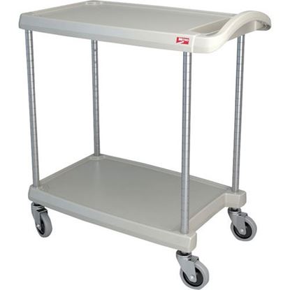 Picture of Cart,Utility , 2 Shelf,Gray for Intermetro Part# BC1627-24G-SR