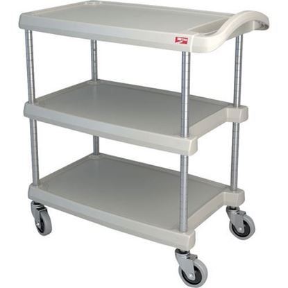 Picture of Cart,Utility , 3 Shelf,Gray for Intermetro Part# BC1627-34G-SR