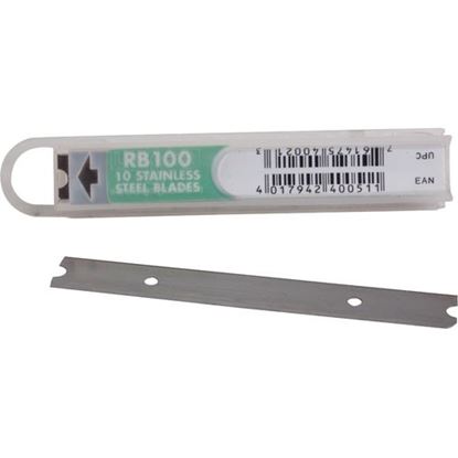 Picture of Scraper Blades - 10Pk  4" Wide S/S for Keating Part# 4898