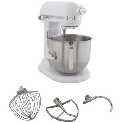 Picture of 8 Qt Stand Mixer White for Kitchen Aid Part# KSM8990WH