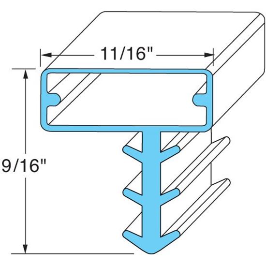 Picture of Door Gasket -  36-1/4" X 79" for Kolpak Part# KLP255671075