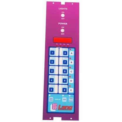 Picture of Label Panel Purple  for Lang Part# 2M60301-42