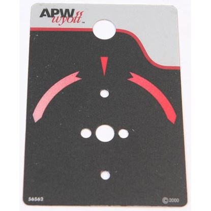 Picture of Increase Decrease R Labl New for APW Part# AS-56562