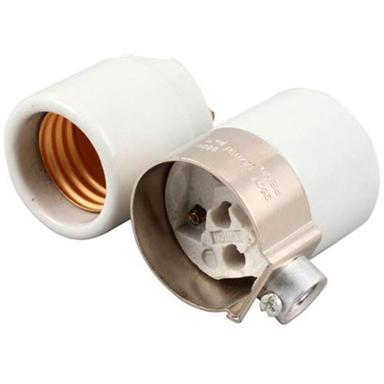 Picture of Twin Lamp Holdr Med Base  for APW Part# 2E-75917