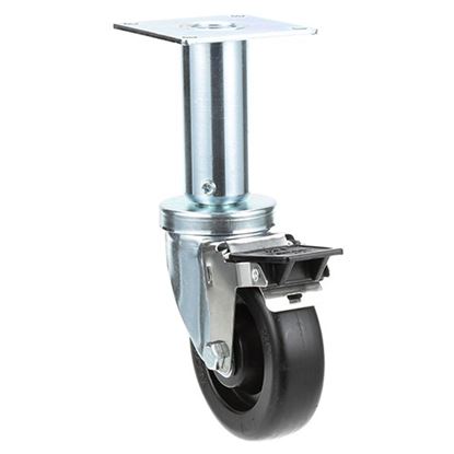 Picture of Caster , 4"Wheel,9"Lift,W/Brake for Pitco Part# 0
