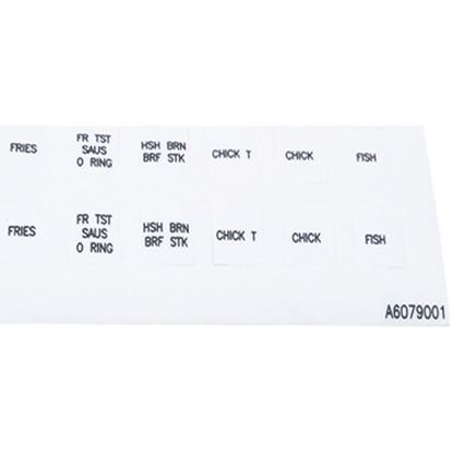 Picture of Lbl, Decal Overly Cmptr B.K. for Pitco Part# A6079001