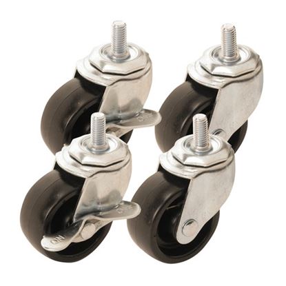 Picture of Caster Kit (4)  for Prince Castle Part# 10314-63