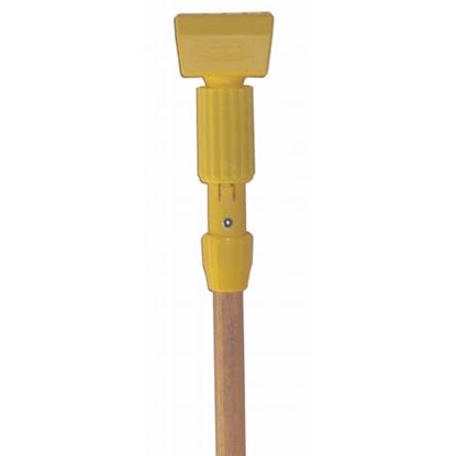 Picture of Handle Mop 54" Wood W/ Pls for Rubbermaid Part# FGH215000000