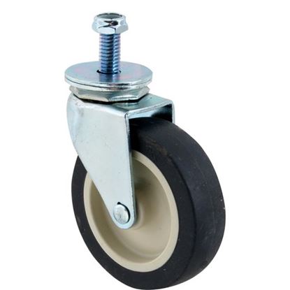 Picture of Caster,Swivel , 3/8-16Thd,Gray for Rubbermaid Part# RBMD3530L10000