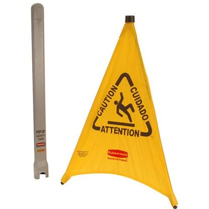 Picture of Cone,Safety , Pop-Up, 30" for Rubbermaid Part# FG9S0100YEL