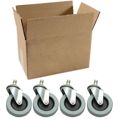 Picture of 2 1/2 In Caster Kit Set Of 4 for Rubbermaid Part# 7380-L1