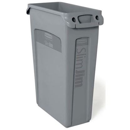 Picture of Vented Trash Can 23 Gal Gray for Rubbermaid Part# 3540-60