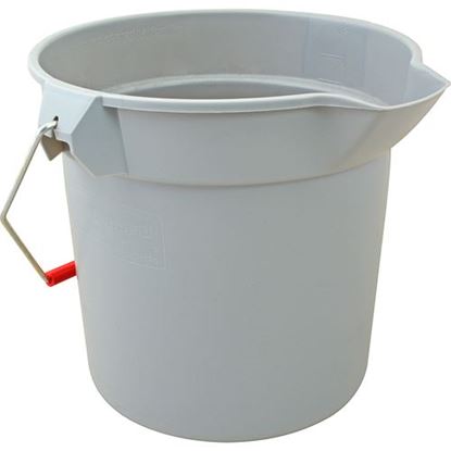 2 Gallon Gray Sanitizer Bucket for Rubbermaid Part# FG296300GRAY
