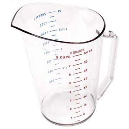 2 Qt Measuring Cup-135 Clear for Rubbermaid Part# 3217