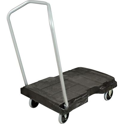 Picture of Tripple Trolley Bk Cart Std Duty 5 In Casters for Rubbermaid Part# FG440100BLA
