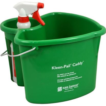 Picture of 4Qt Kleen-Pail Caddy With 24 Oz Bottle for San Jamar Part# SJKP500
