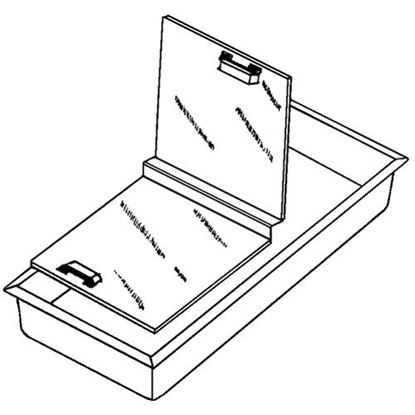 Picture of Hinge   12"L,Ice Cream Cabinet for Schaefer Part# 29493