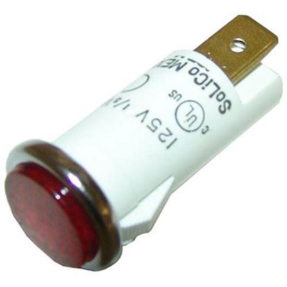 Picture of Signal Light 1/2" Red 125V for Server Products Part# SER90187