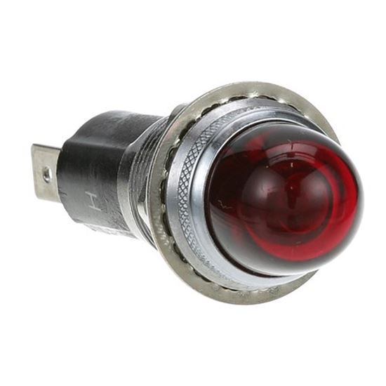Picture of Signal Light 11/16" Red 250V for Southbend Part# SOU1013999