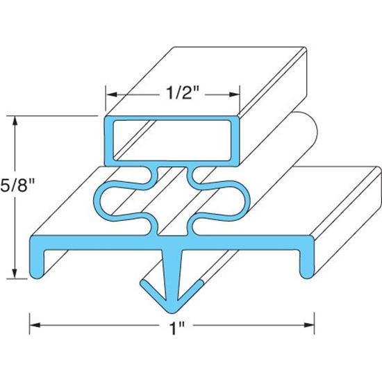 Picture of Door Gasket 20-1/2" X 25-1/2" for Star Mfg Part# 14498