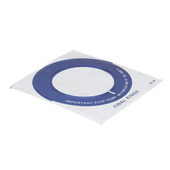 Picture of Decal - Temp Gauge  for Stero Part# SOA69-1460