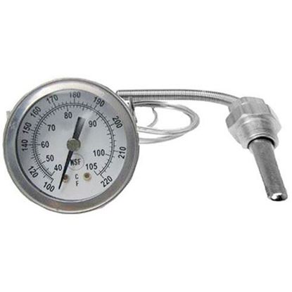 Picture of Thermometer 2", 100-220-F, U-Clamp for Stero Part# SOP65-1135