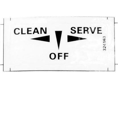 Picture of Decal - Clean/Off/On  for Stoelting Part# 324798