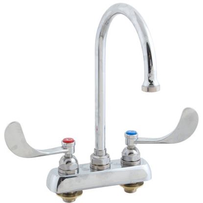 Picture of Faucet, 4"Dk , Gsnk,Wrstbld Handle for T&S Brass Part# -1145