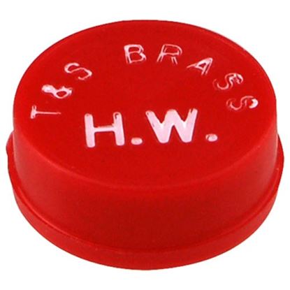 Picture of Button,Index , Red,Wristblade for T&S Brass Part# TS1194-45