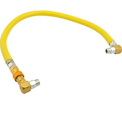 Picture of Gas Hose Flex Ctd 3/4X60 W/90 for T&S Brass Part# HG4D60S
