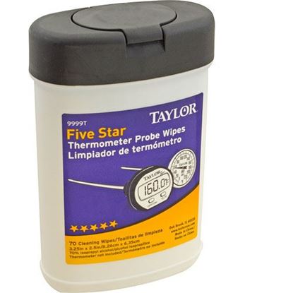 Picture of Haccp Probe Wipes 100/Bx  for Taylor Thermometer Part# 9999N