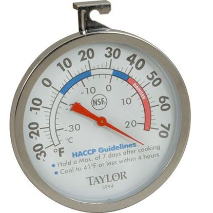 Picture of Thermometer(3"Od Dial,-30/70F) for Taylor Thermometer Part# 5994