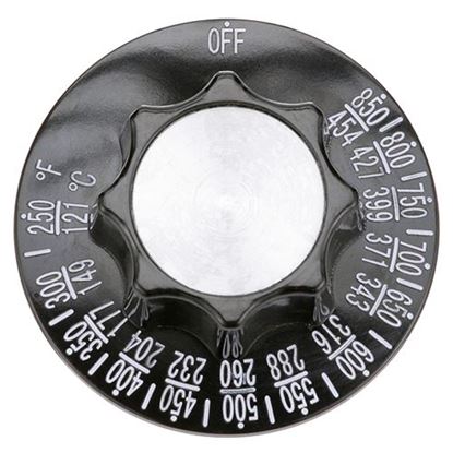Picture of Dial, T'Stat, 250-850F  for Toastmaster - See Middleby Marshall Part# 2T-2100094