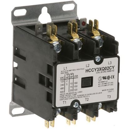 Picture of Contactor 3P 30/40A 24V for Accutemp Part# AT0E-1587-4